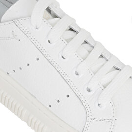 Kadın Beyaz Hakiki Deri Sneaker Ayakkabı 3Y2CA50753-4