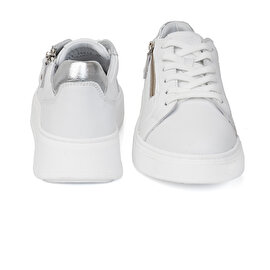 Kadın Beyaz Hakiki Deri Sneaker Ayakkabı 3Y2SA31353-6