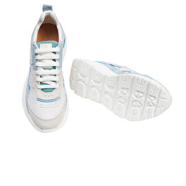GreyderLAB Kadın Beyaz Hakiki Deri Spor Ayakkabı 3Y2SA45030-5