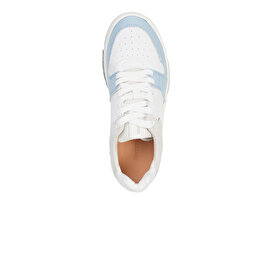 GreyderLAB Kadın Beyaz Mavi Hakiki Deri Sneaker Ayakkabı 3Y2SA45090-3