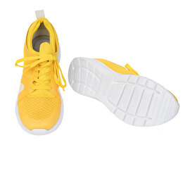 Kadın Sarı Hakiki Deri Spor Ayakkabı 3Y2SA53384-5