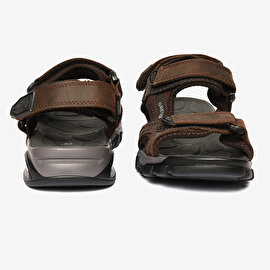 Erkek Kahverengi Hakiki Deri Sandalet 4Y1CS14520-7