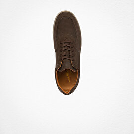 Erkek Kahverengi Hakiki Deri Sneaker Ayakkabı 4Y1HA00124-4