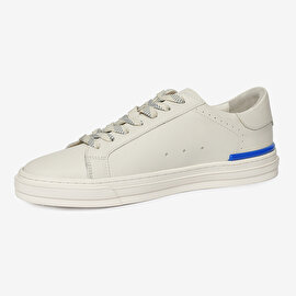 Erkek Beyaz Hakiki Deri Sneaker Ayakkabı 4Y1SA17490-3