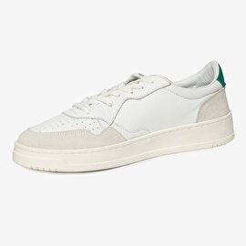 Erkek Beyaz Hakiki Deri Sneaker Ayakkabı 4Y1SA62609-3