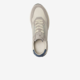 Erkek Açık Gri Hakiki Deri Sneaker Ayakkabı 4Y1UA17310-4