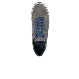 Erkek Füme Hakiki Deri Sneaker Ayakkabı 4Y1UA17521-3
