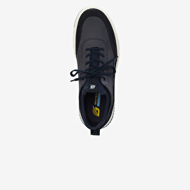 Erkek Açık Lacivert Hakiki Deri Sneaker Ayakkabı 4Y1UA17611-4