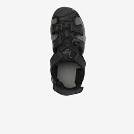 Kadın Siyah Koyu Gri Hakiki Deri Sandalet 4Y2CS30641-4