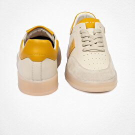 GreyderLAB Kadın Sarı Hakiki Deri Sneaker Ayakkabı 4Y2SA45160-7