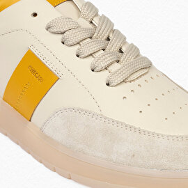 GreyderLAB Kadın Sarı Hakiki Deri Sneaker Ayakkabı 4Y2SA45160-5