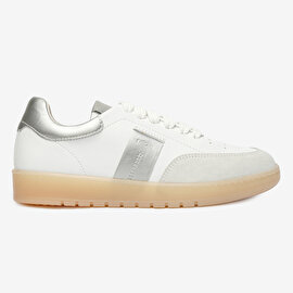 GreyderLAB Kadın Beyaz Gümüş Sneaker Ayakkabı 4Y2SA45160-2