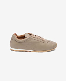 Kadın Vizon Hakiki Deri Sneaker Ayakkabı 4Y2SA59188-1