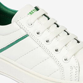 Erkek Çocuk Beyaz Yeşil Hakiki Deri Sneaker Ayakkabı 4Y5NA59501-5