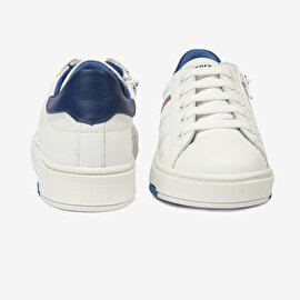 Erkek Çocuk Beyaz Saks Hakiki Deri Sneaker Ayakkabı 4Y5NA59501-7