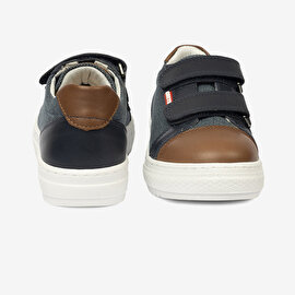 Erkek Çocuk Lacivert Hakiki Deri Sneaker Ayakkabı 4Y5NA59503-7