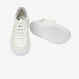 Kız Çocuk Beyaz Pembe Hakiki Deri Sneaker Ayakkabı 4Y5ZA59507-6