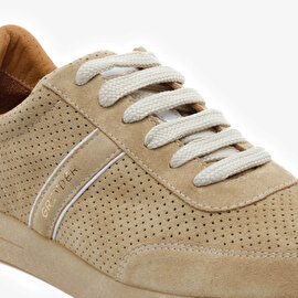 Kadın Bej Hakiki Deri Sneaker Ayakkabı 5Y2UA34381-5