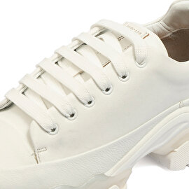 GreyderLAB Kadın Beyaz Hakiki Deri Spor Ayakkabı GL22102-3