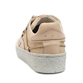 GreyderLAB Kadın Bej Hakiki Deri Sneaker Ayakkabı GL22166-6