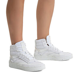 GreyderLAB Kadın Beyaz Hakiki Deri Ayakkabı GL22168-2