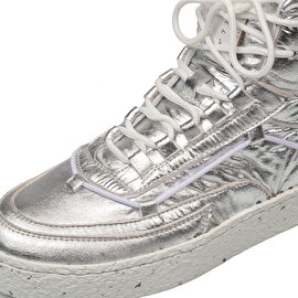GreyderLAB Kadın Gümüş Hakiki Deri Sneaker Ayakkabı GL22168-3