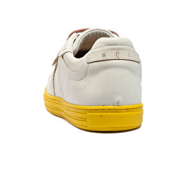 GreyderLAB Kadın Beyaz Hakiki Deri Sneaker Ayakkabı GL22172-6