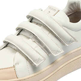 GreyderLAB Kadın Beyaz Hakiki Deri Sneaker Ayakkabı GL22178-4