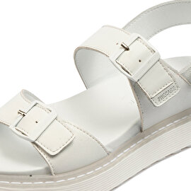 GreyderLAB Kadın Beyaz Hakiki Deri Ayakkabı GL22197-3