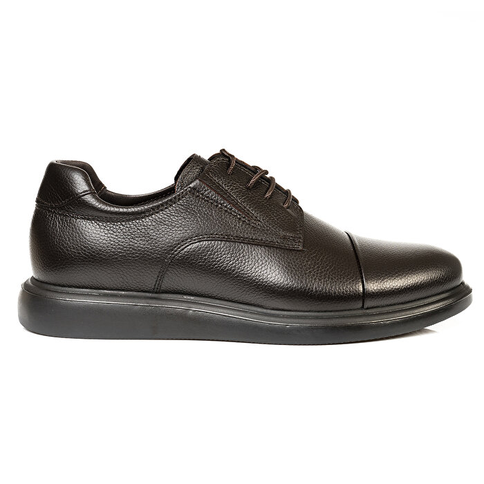 Erkek kahverengi Hakiki Deri Oxford Ayakkabı 3K1RA14320