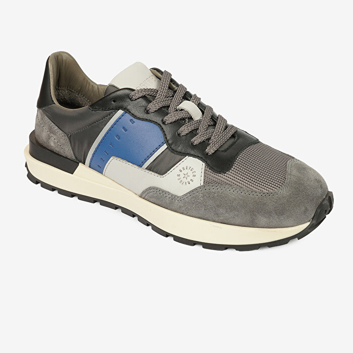Erkek Füme Hakiki Deri Sneaker Ayakkabı 4K1SA17770