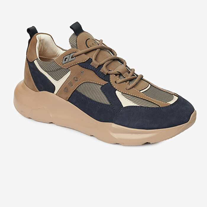 GreyderLab Erkek Mavi Kahverengi Sneaker Ayakkabı 4K1SA20271