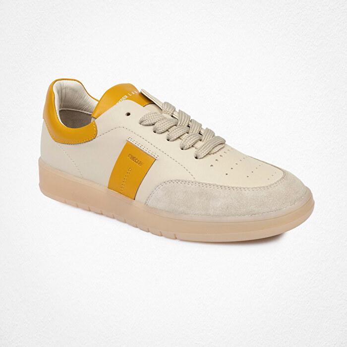 GreyderLAB Kadın Sarı Hakiki Deri Sneaker Ayakkabı 4Y2SA45160