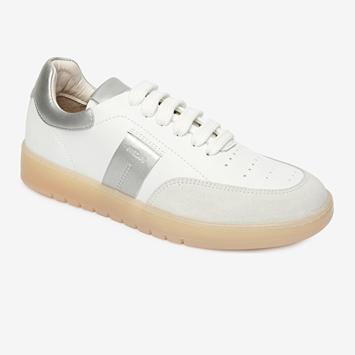 GreyderLAB Kadın Beyaz Gümüş Sneaker Ayakkabı 4Y2SA45160